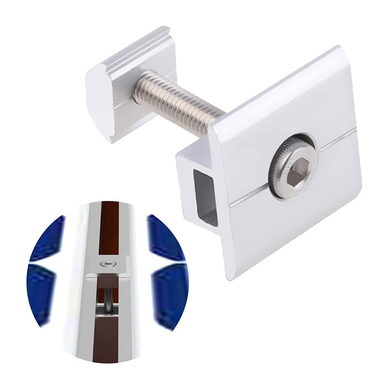 Πιστοποιημένο ISO9001 ηλιακό πάνελ μεσαίου σφιγκτήρα Αντιδιαβρωτική ασφαλής εγκατάσταση