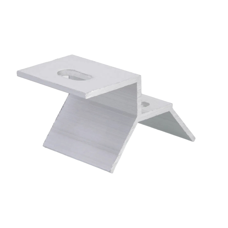 Κρατήρα από κράμα αλουμινίου με διπλό μπουλόνι και τρυφερή λαβή για δονήσεις - ανθεκτικό δομικό στερεωτικό ηλιακό κλαδί οροφής