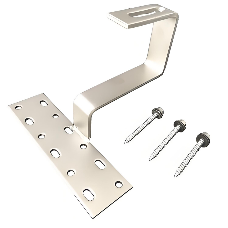 Εργοστασιακά Κατασκευασμένο Ανοξείδωτο Ατσάλι Άγκιστρο Στέγης για Σύστημα Στήριξης σε Επίπεδη Στέγη για Ηλιακά Πάνελ για Στεγανωτικό Σχιστόλιθου