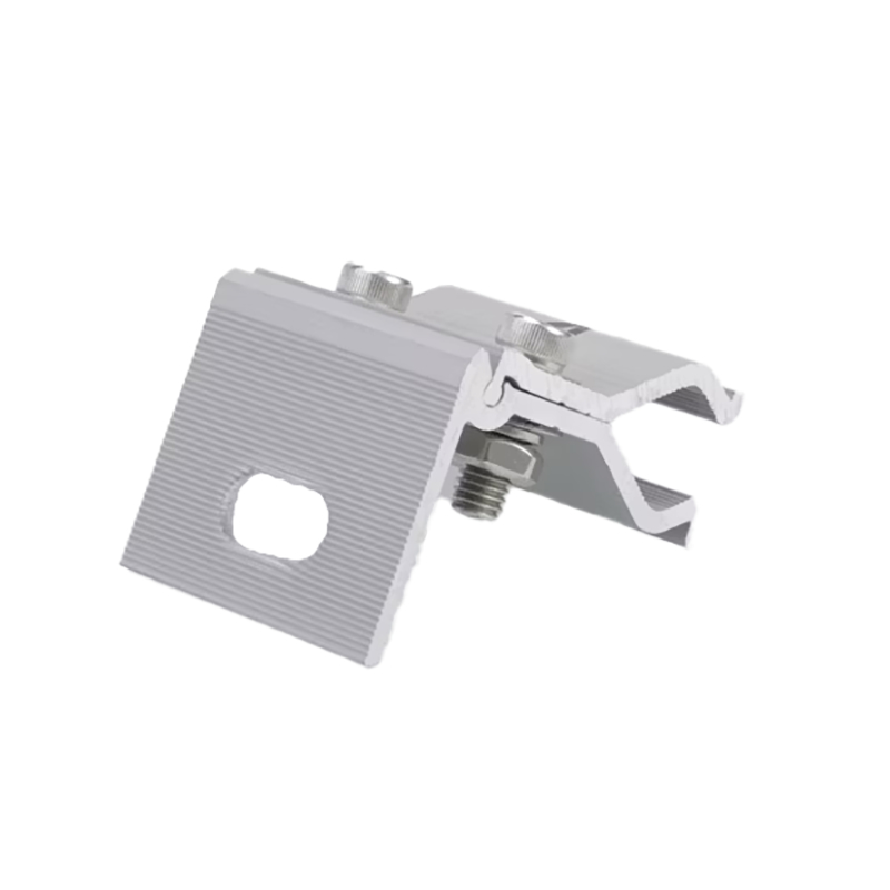 Κλαμπ από κράμα αλουμινίου με διπλές βίδες και δόντια κατά της ολίσθησης για ασφαλή δομική στερέωση