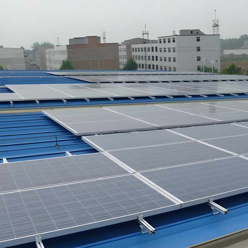 Αγκύλια Στερέωσης Στεγών Ηλιακών Πάνελ Παρέχουν Σταθερή Στήριξη για Ηλιακά Πάνελ σε Μεταλλικές Στέγες με Γρήγορη Εγκατάσταση